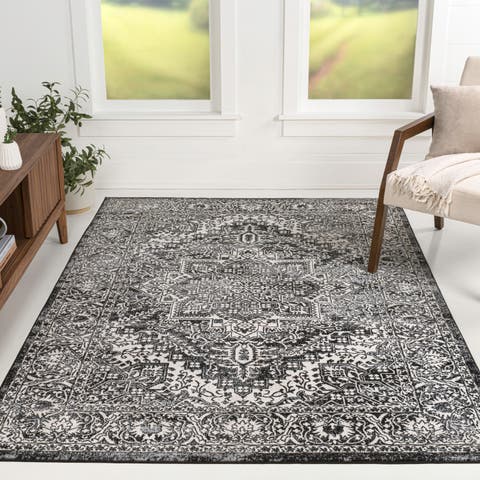 Modern Persian Vintage Medallion Area Rug