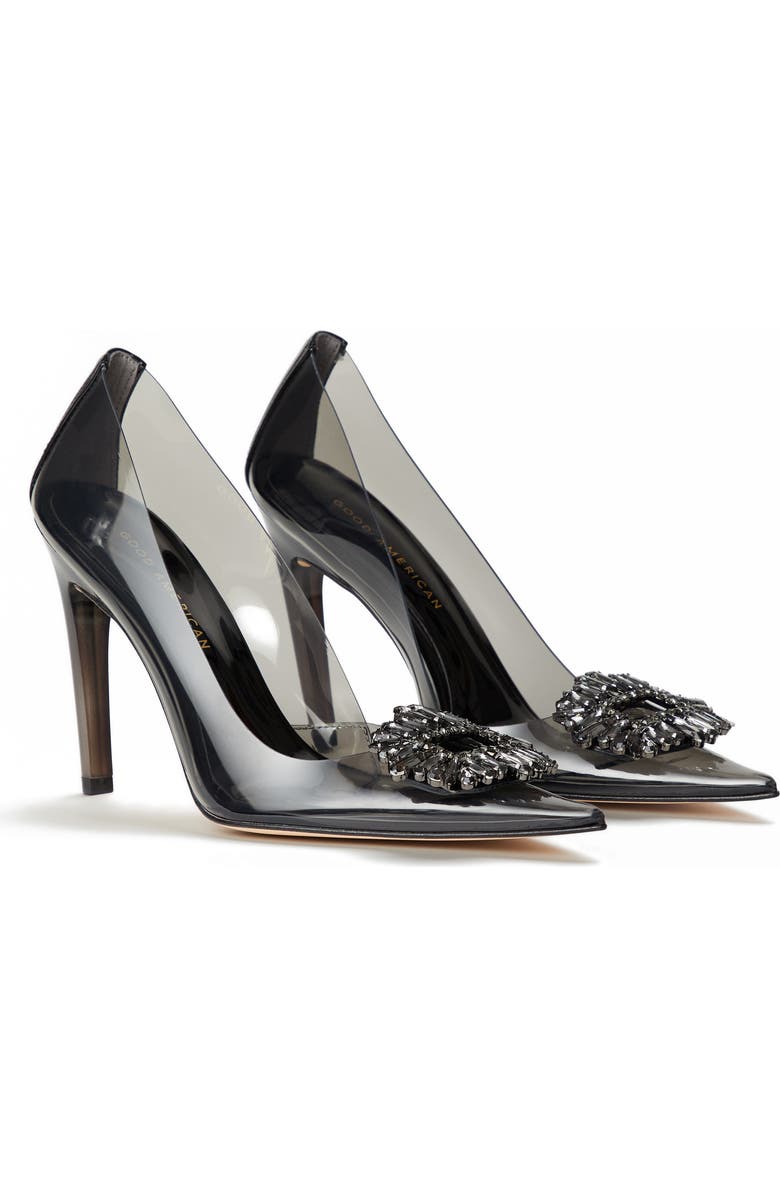 Good American Cinderella Lucite Pump, Main, color,