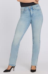 NYDJ Marilyn High Waist Straight Leg Jeans