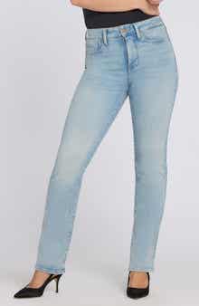 Marilyn High Waist Straight Leg Jeans