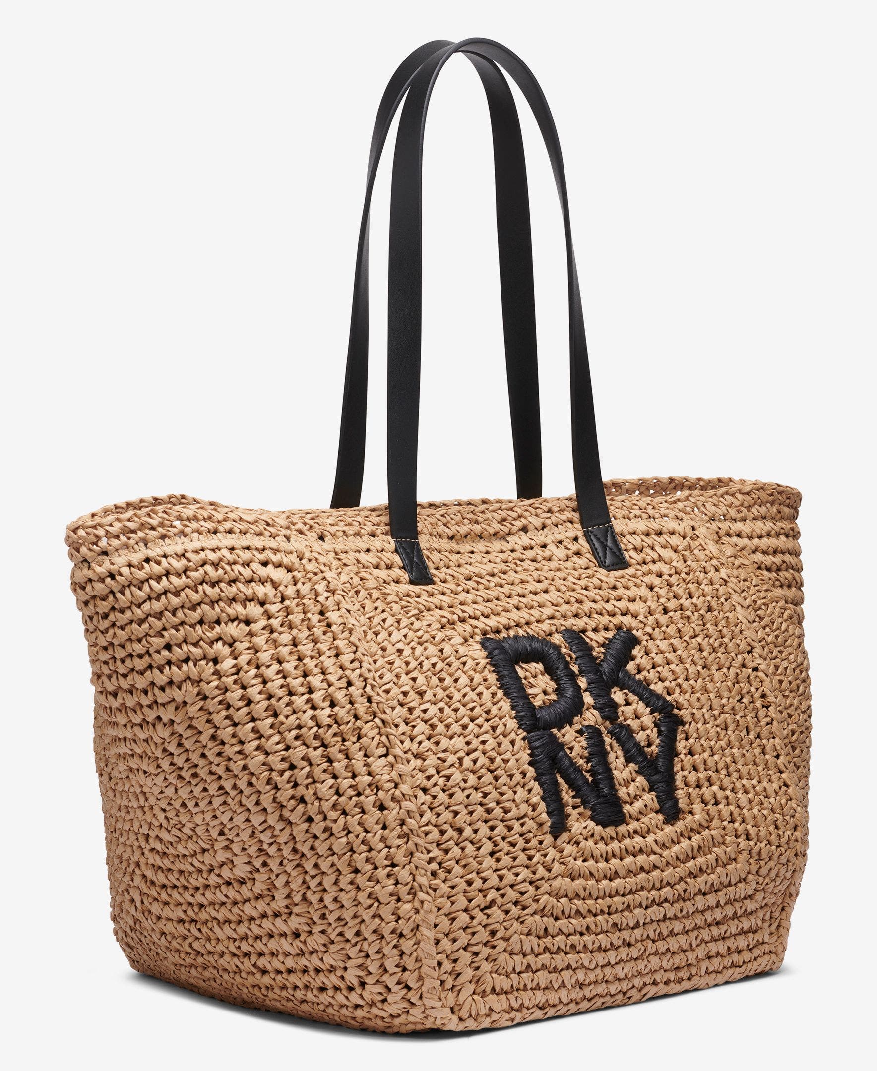 DKNY Paloma Tote, Alternate, color, Natural/Black