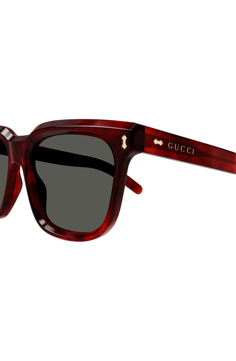 Gucci 54mm Square Sunglasses, Alternate, color, 