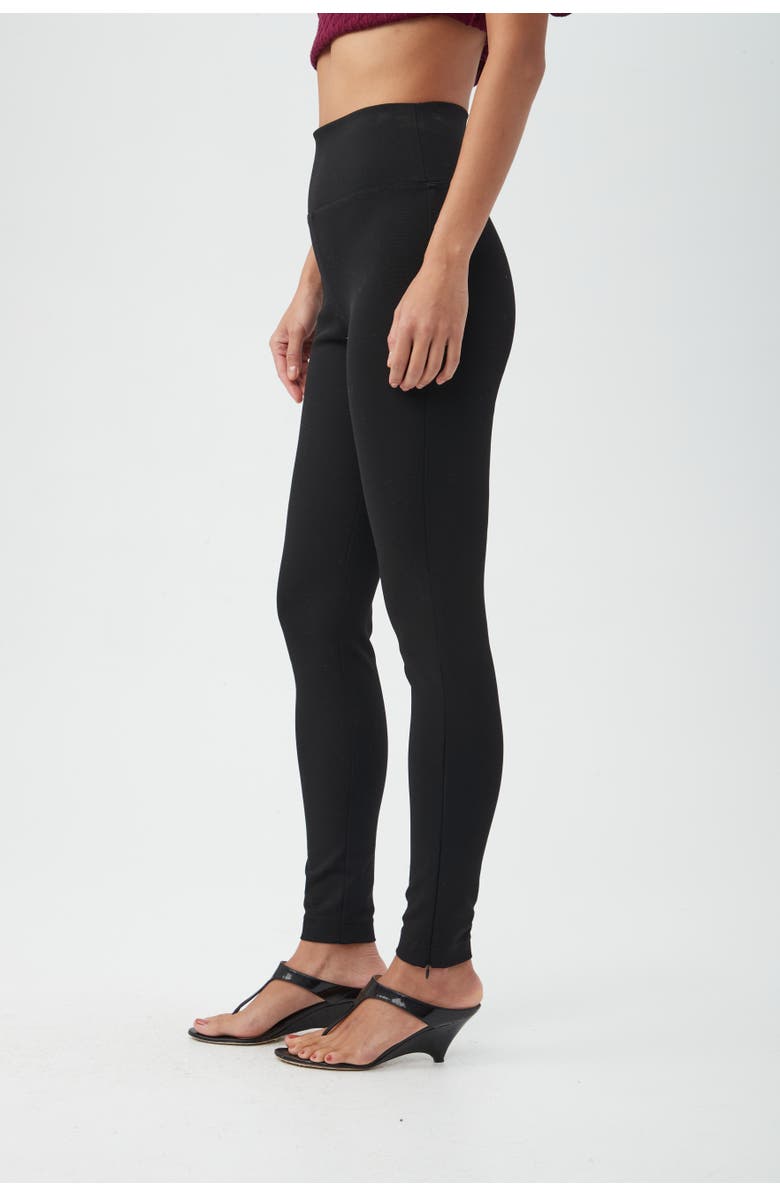 Trina Turk Dayo Skinny Ponte Legging, Alternate, color, Black