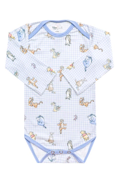 Winnie the Pooh & Friends Print Long Sleeve Bodysuit (Baby)