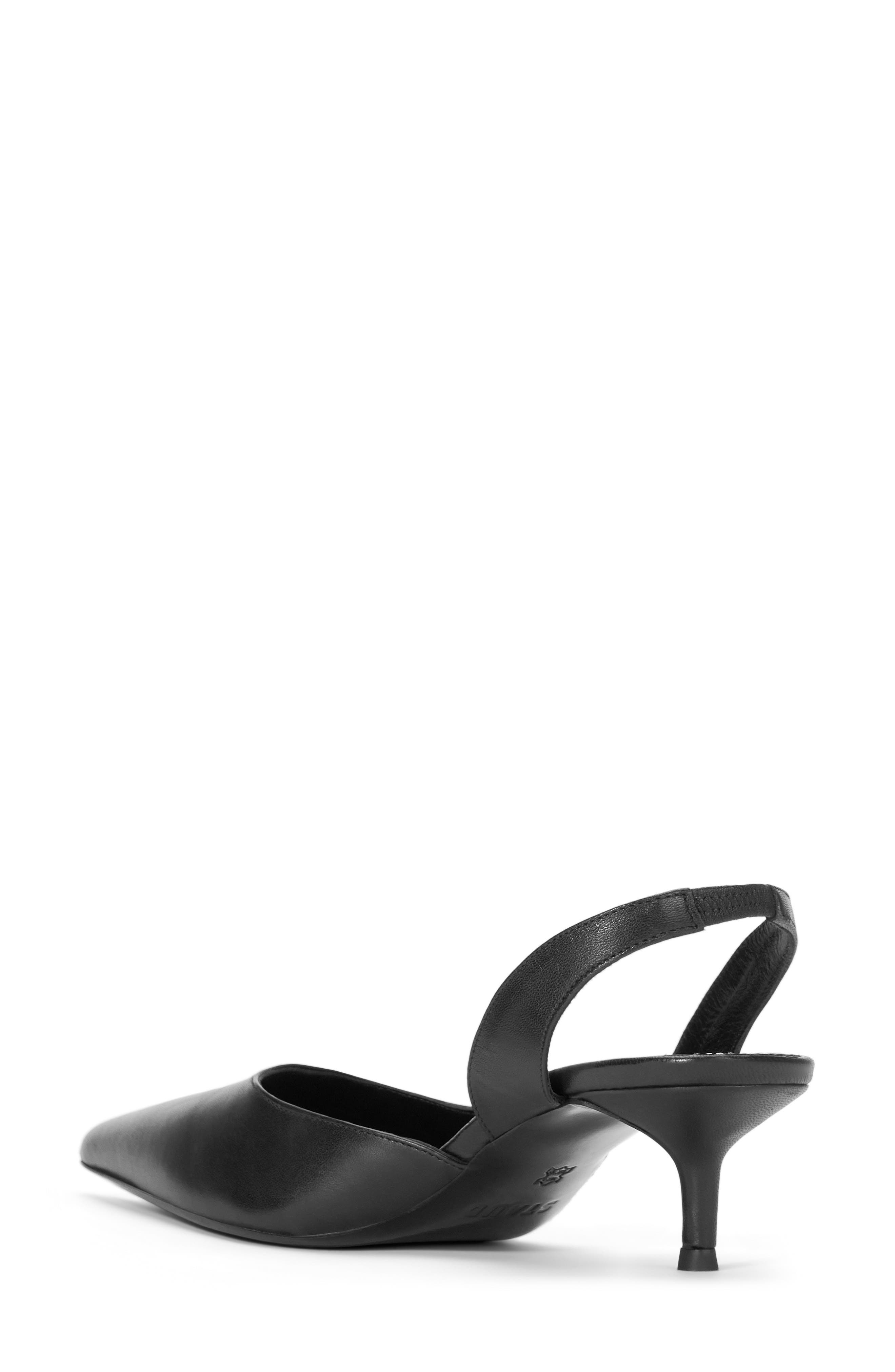 STAUD Sebastion Slingback Pointed Toe Pump, Alternate, color, Black