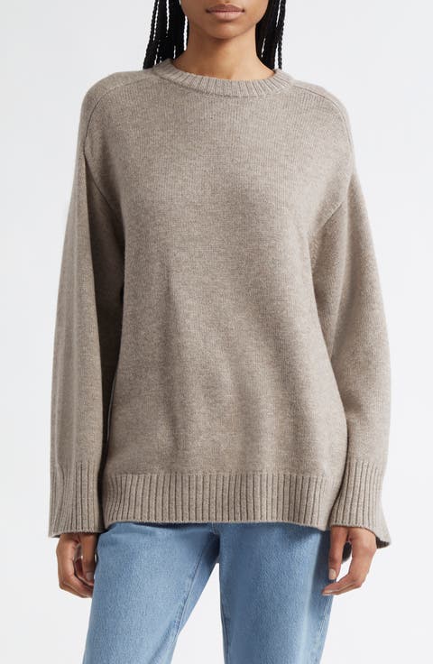 Safi Step Hem Wool & Cashmere Sweater