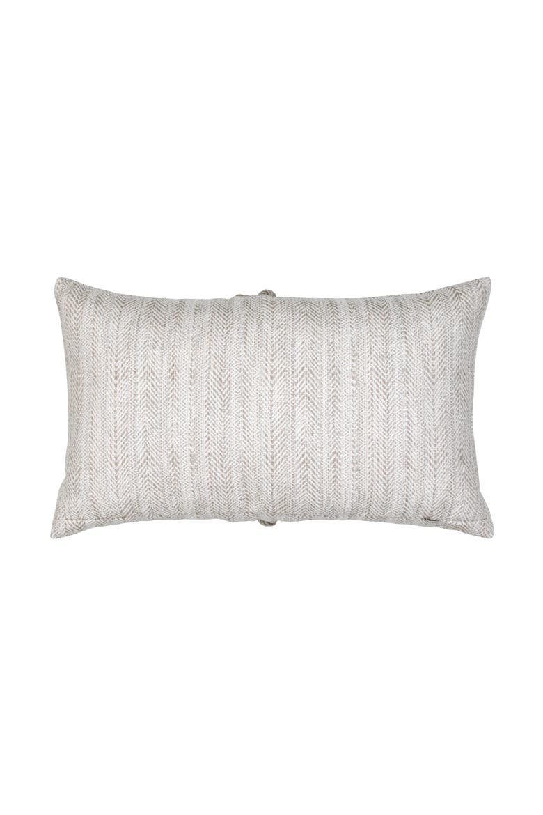 Dressage Pebble Hand Macrame Indoor & Outdoor Woven Accent Pillow, Alternate, color, Pebble