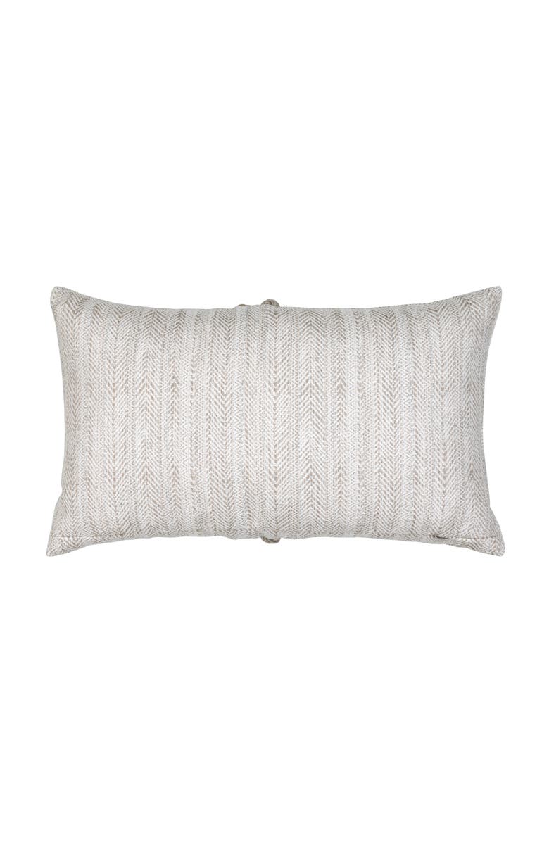 Elaine Smith Dressage Pebble Hand Macrame Indoor & Outdoor Woven Accent Pillow, Alternate, color, Pebble