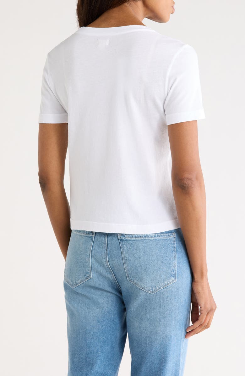 L'AGENCE Eliza Wild Side Graphic T-Shirt, Alternate, color, White