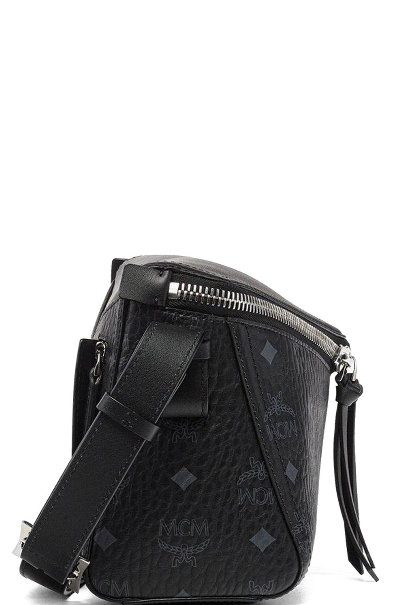 MCM Diamant 3D Shoulder Bag in Visetos Leather Mix, Alternate, color, 