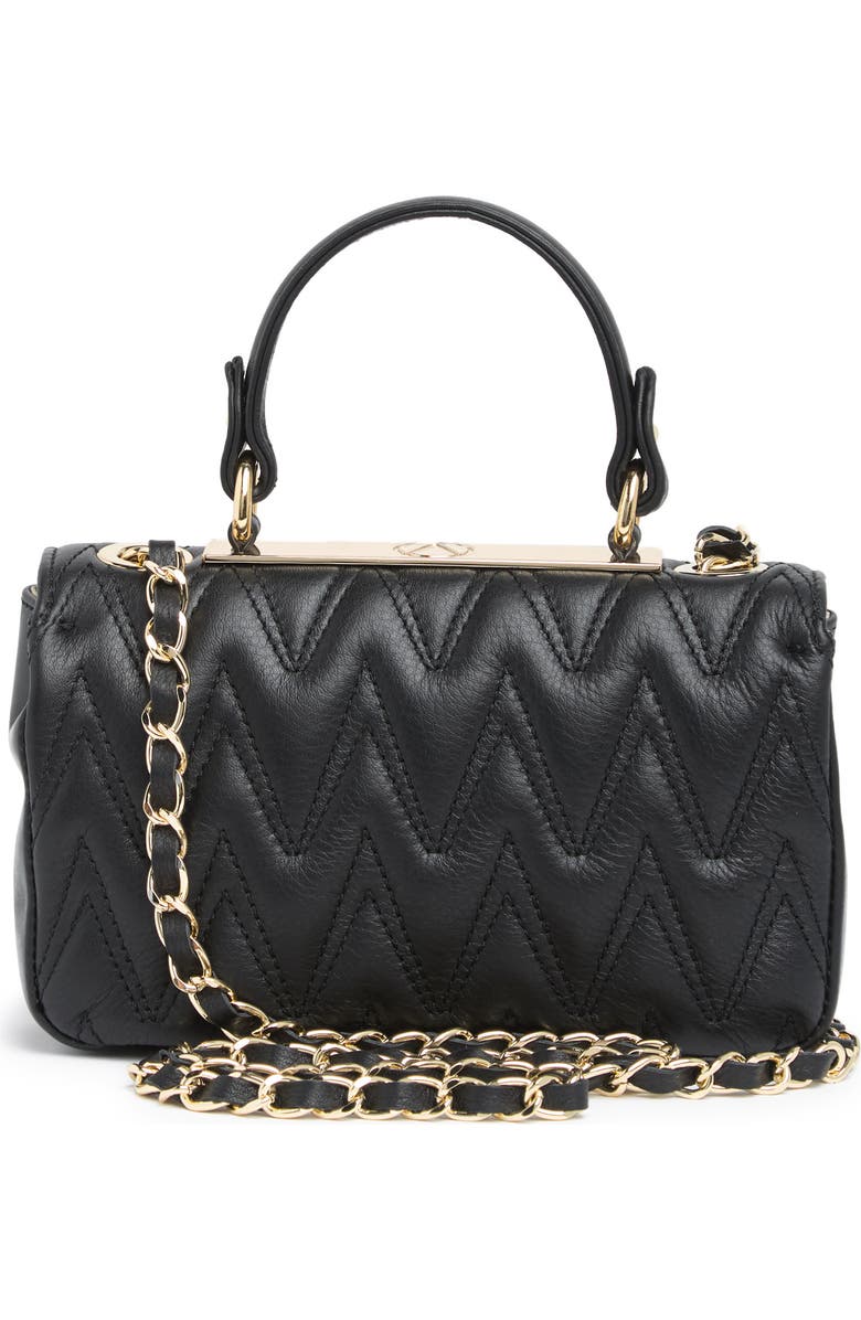 VALENTINO BY MARIO VALENTINO Poisson Plate Top Handle Crossbody Bag, Alternate, color,