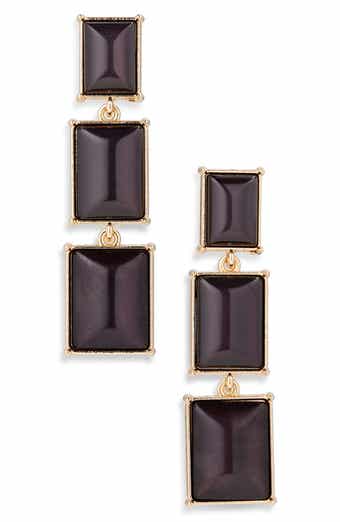 Tasha Crystal Stone Drop Earrings