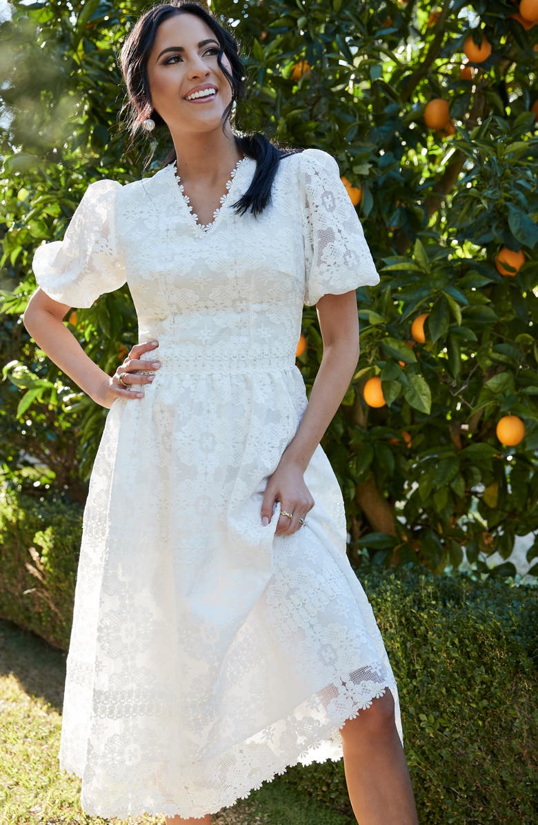 Rachel Parcell Imitation Pearl Drop Earrings, Alternate, color, 