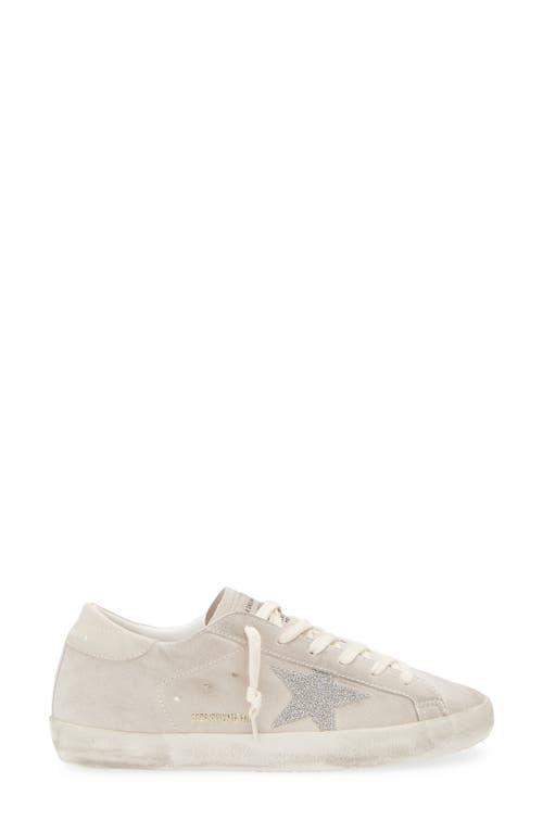 Golden Goose Super-star Sneaker In Grey/silver