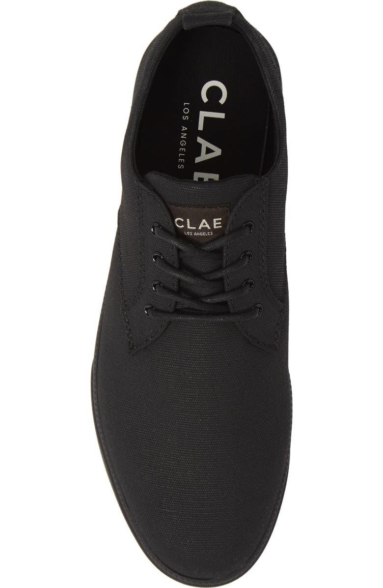 CLAE Ellington Sneaker, Alternate, color, Black Waxed Canvas Black