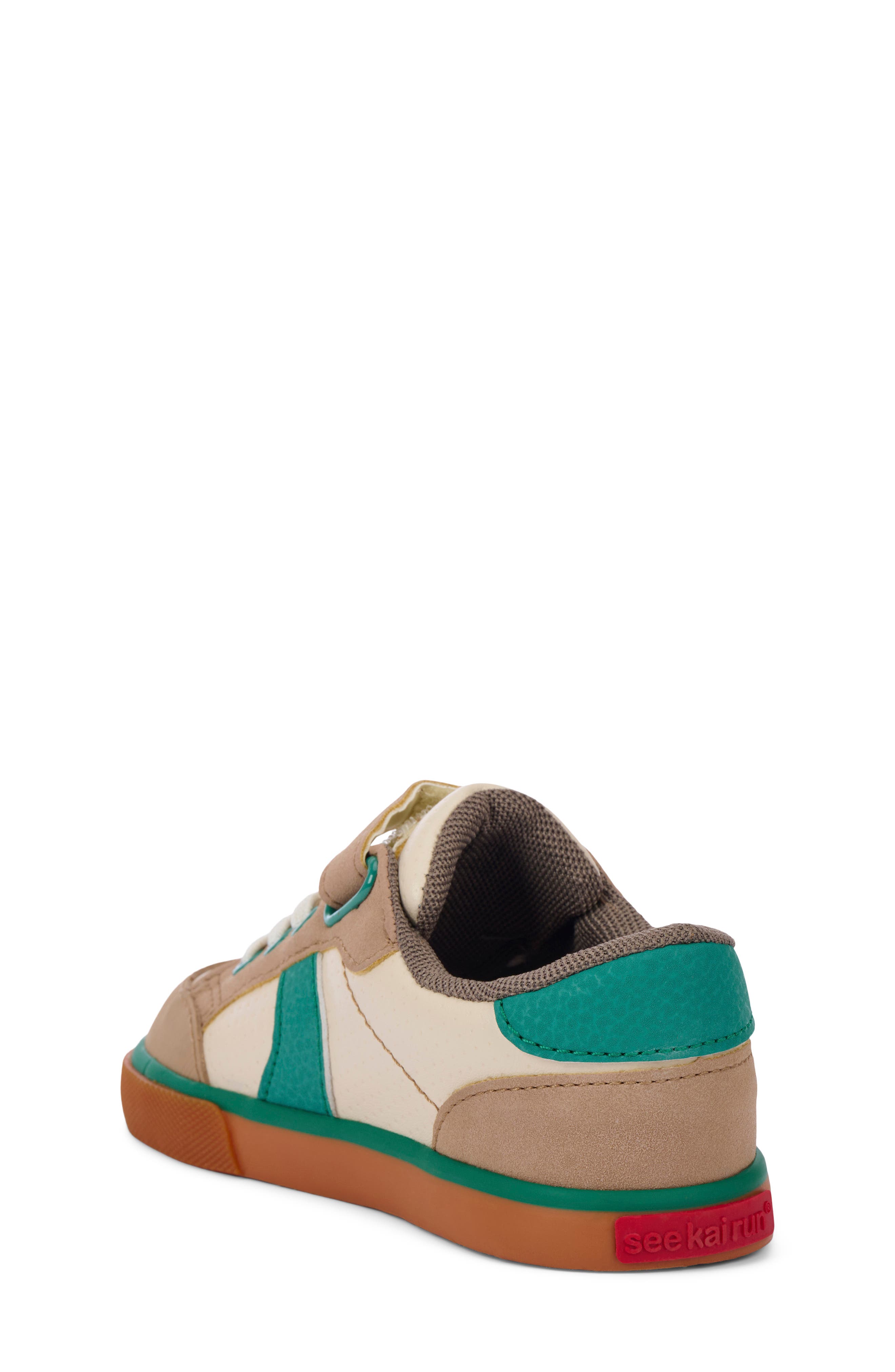 See Kai Run Kids' Connor Sneaker, Alternate, color, Beige/ Jungle Green
