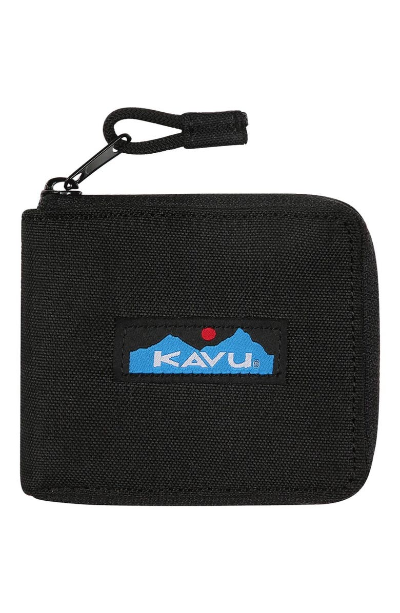 KAVU Zip Around Wallet, Main, color, Raven
