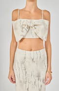 Endless Rose Oversized Bow Cropped Top