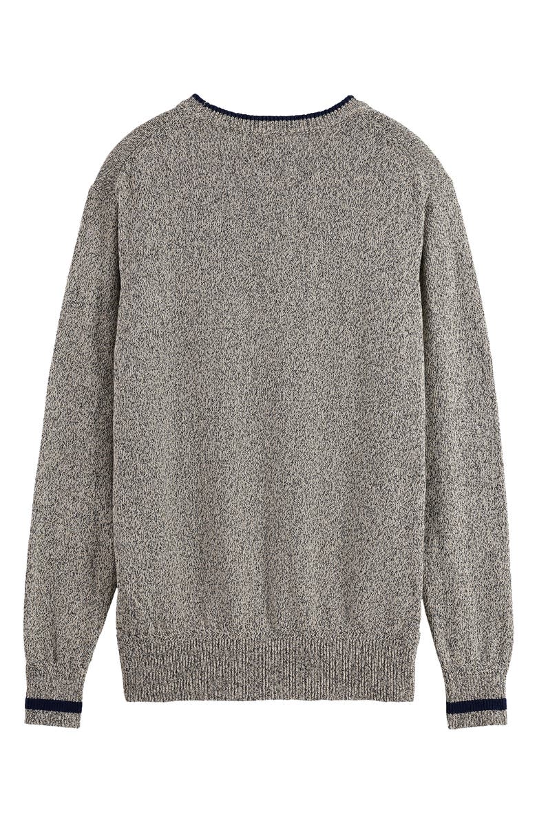 Scotch & Soda Mélange Crewneck Sweater, Alternate, color, Plaza Taupe
