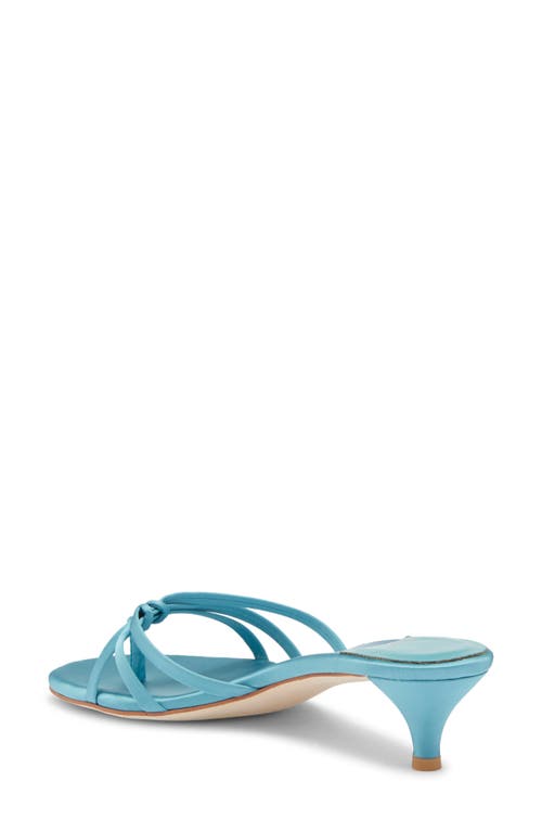 Jeffrey Campbell Doretta Kitten Heel Flip Flop In Blue