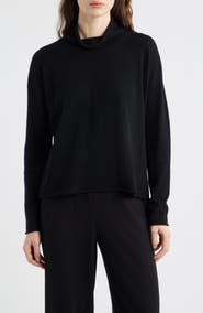 Eileen Fisher Turtleneck Cashmere Sweater