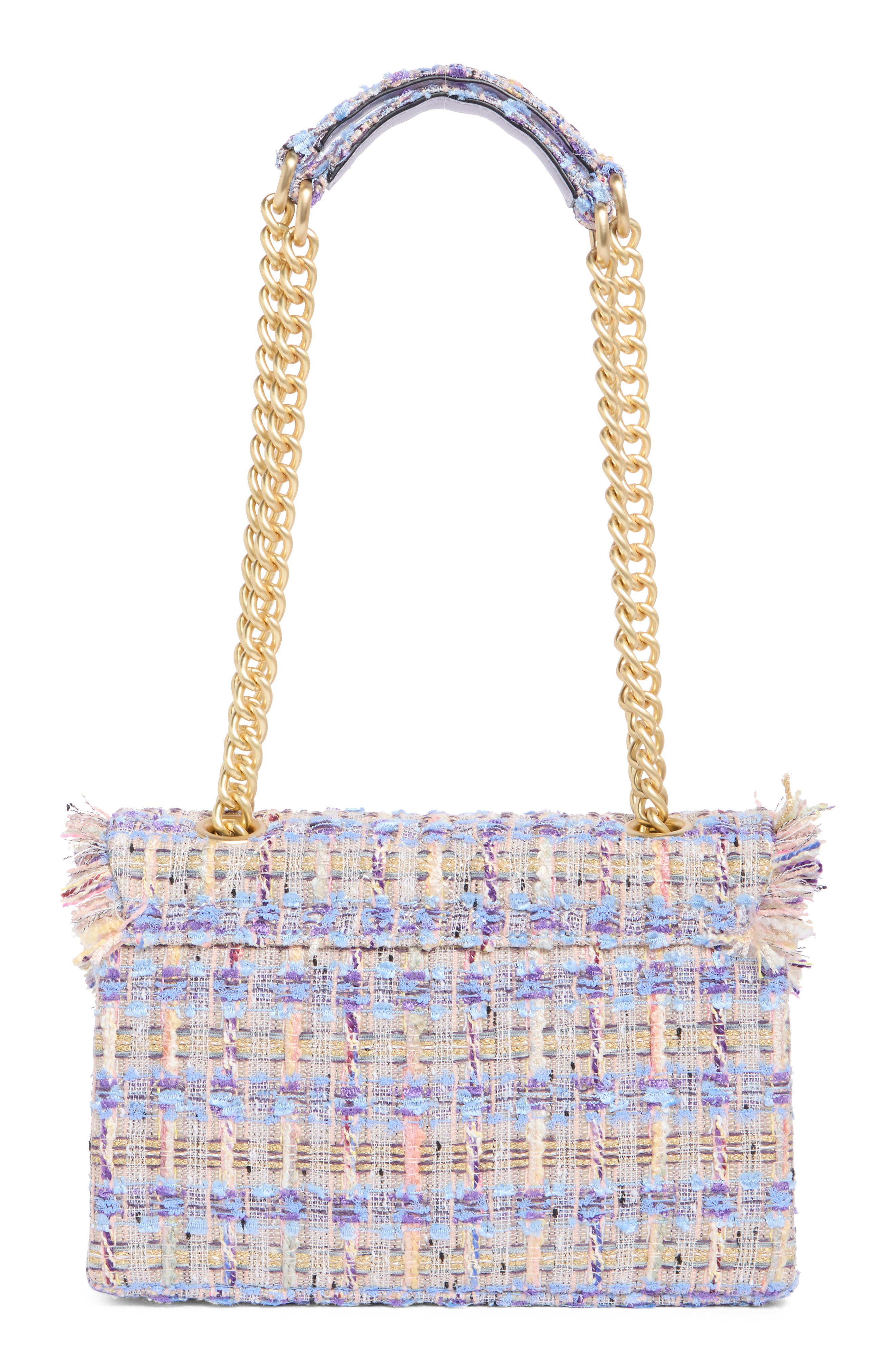 Kurt Geiger London Brixton Tweed Convertible Shoulder Bag, Alternate, color, 