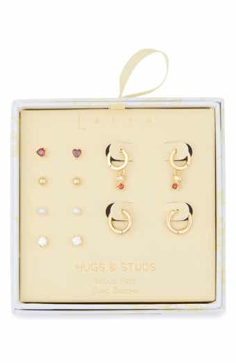 6-Pair Cubic Zirconia Earrings Set