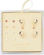 Leith 6-Pair Cubic Zirconia Earrings Set