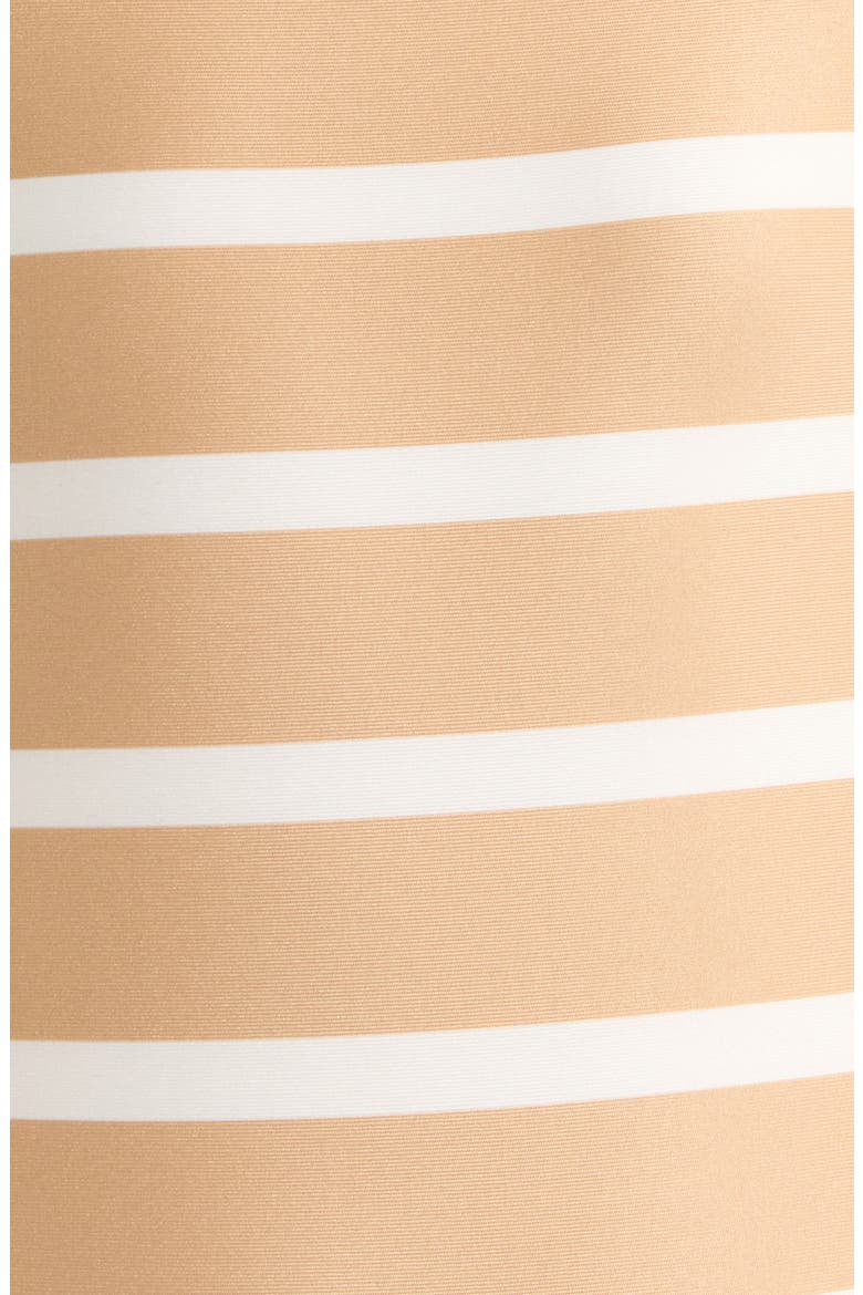Renna Camel Stripe One-Piece Swimsuit, Alternate, color, CAMEL STRIPE