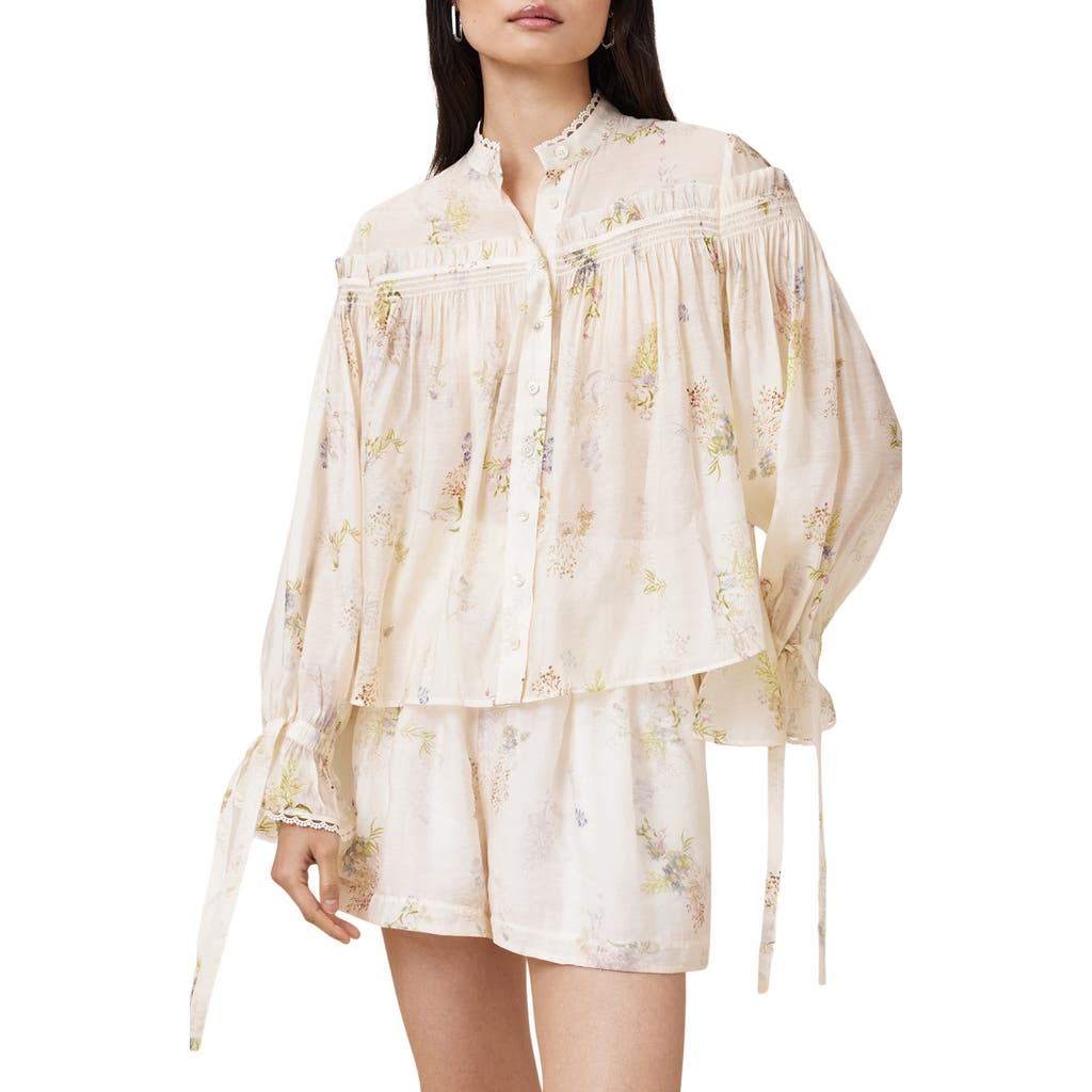 Allsaints Delphine Floral Print Shirt