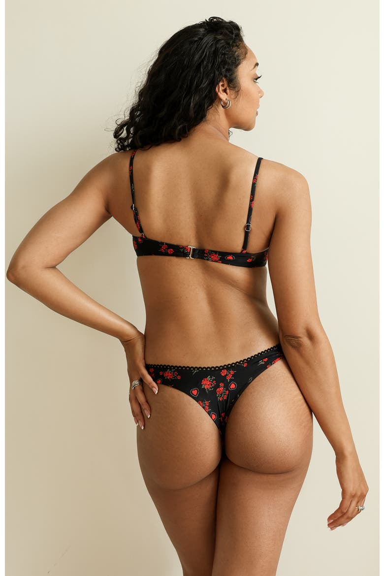Starlight Underwire Bikini Top, Alternate, color, Heartbreaker