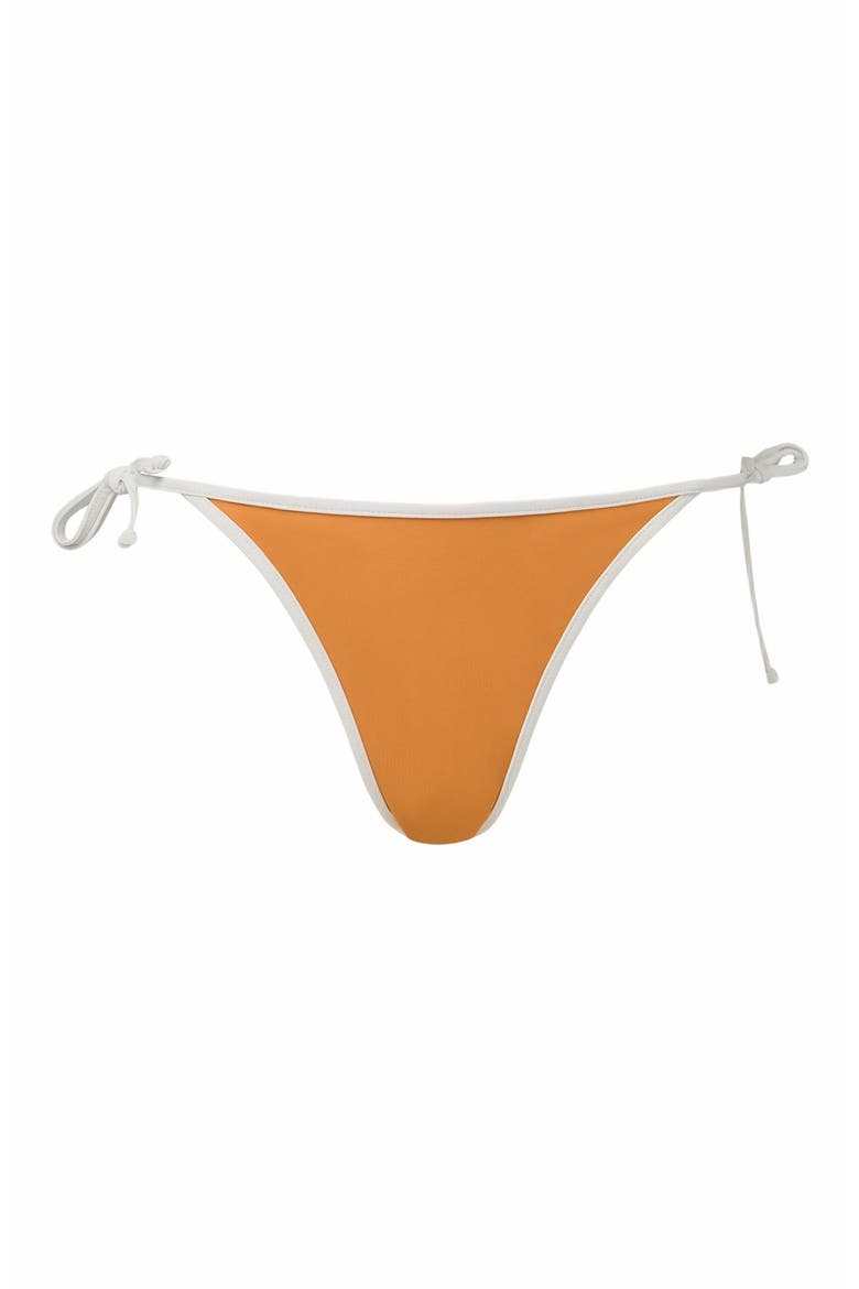 Cleo Bikini Bottom, Alternate, color, SUNSET/WHITE