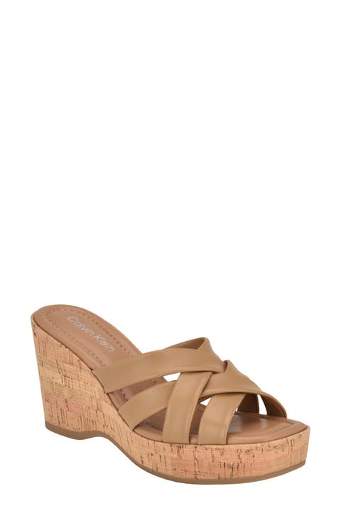 Hayes Platform Wedge Slide Sandal (Women)