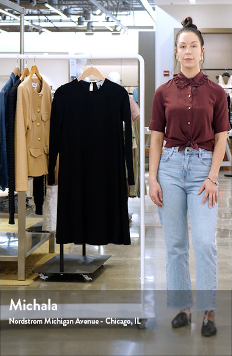 Quarto Long Sleeve Jersey Swing Dress, sales video thumbnail