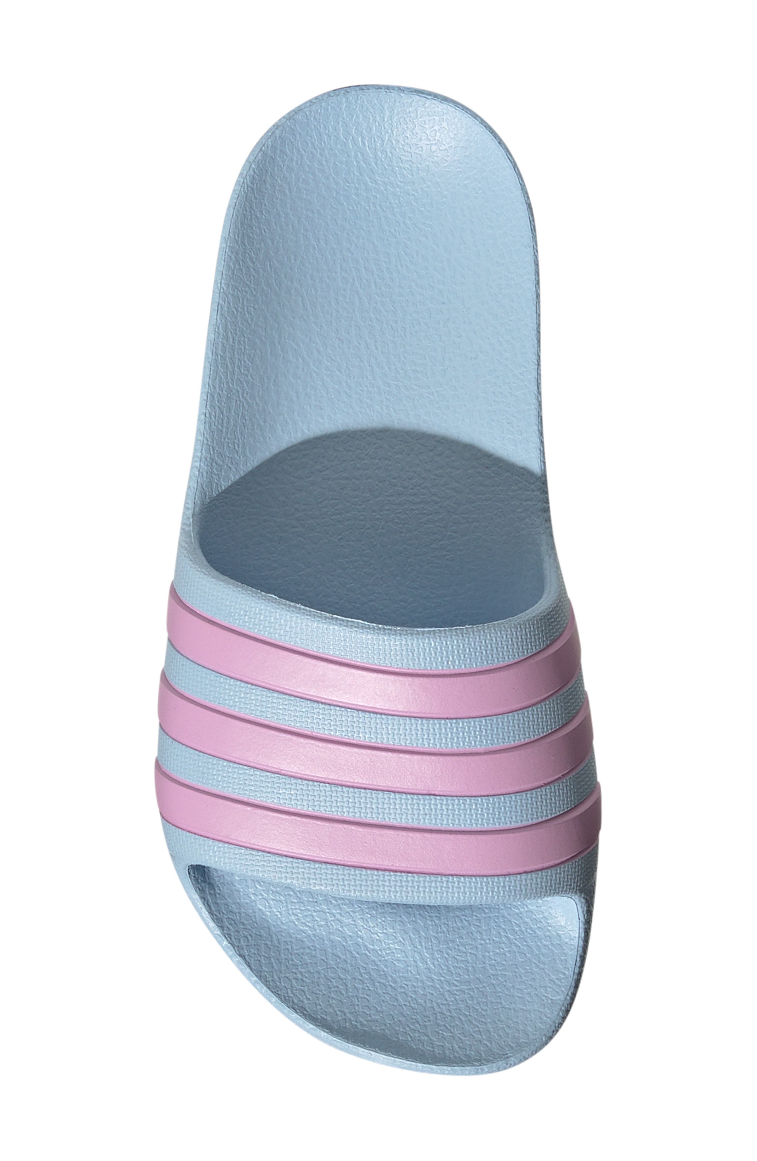 adidas Adilette Aqua Slide Sandal, Alternate, color, Globlu/Bli