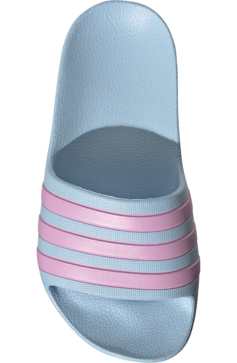 adidas Adilette Aqua Slide Sandal, Alternate, color, Globlu/Bli