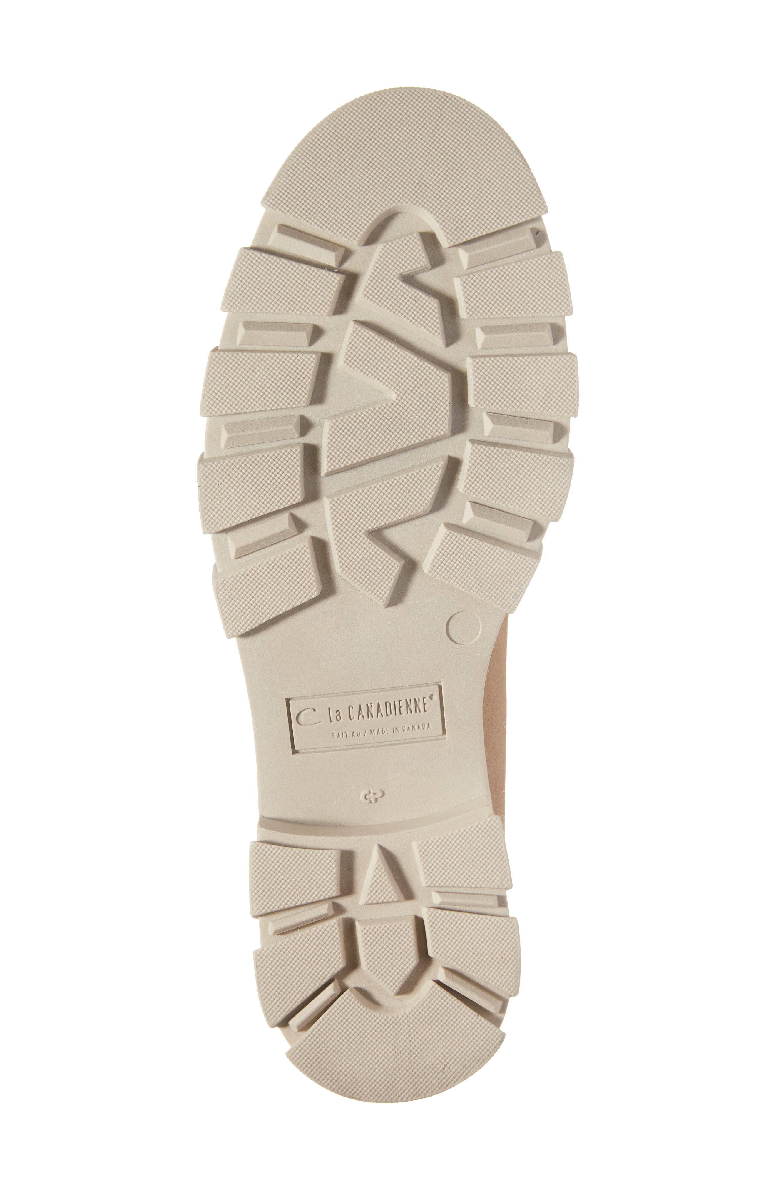 La Canadienne Daniel Waterproof Platform Penny Loafer, Alternate, color, Biscotti Suede