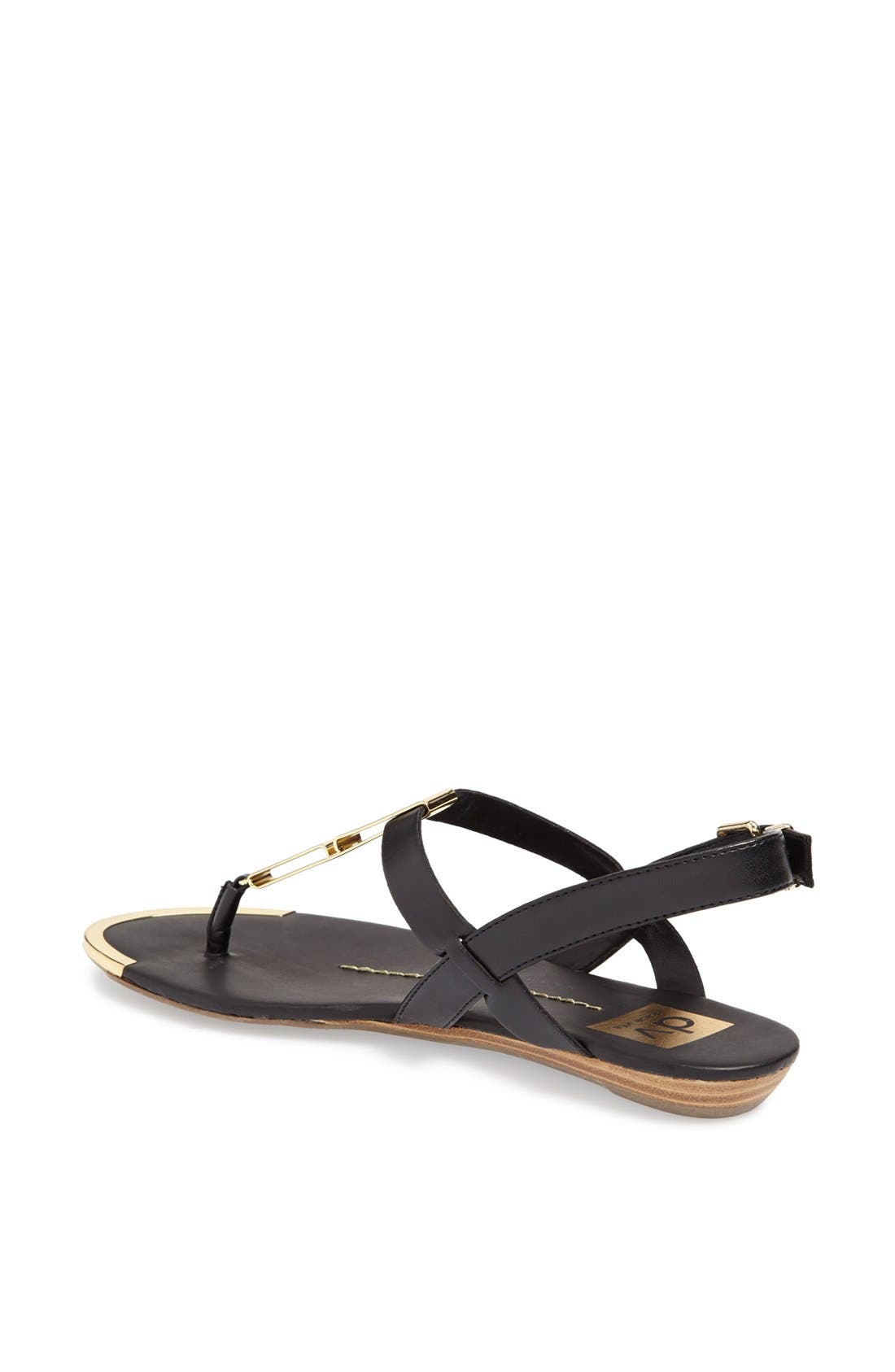 DV by Dolce Vita 'Abley' Thong Sandal, Alternate, color, BLACK