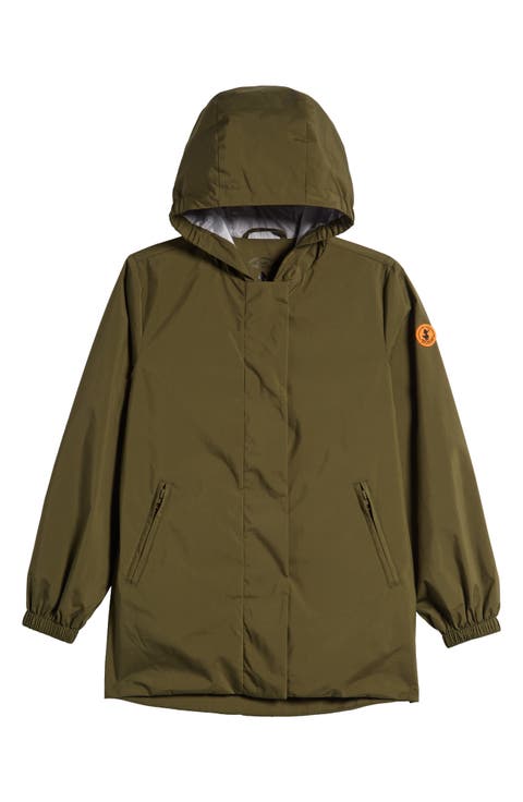 Kids' Qiana Waterproof Hooded Rain Jacket (Big Kid)