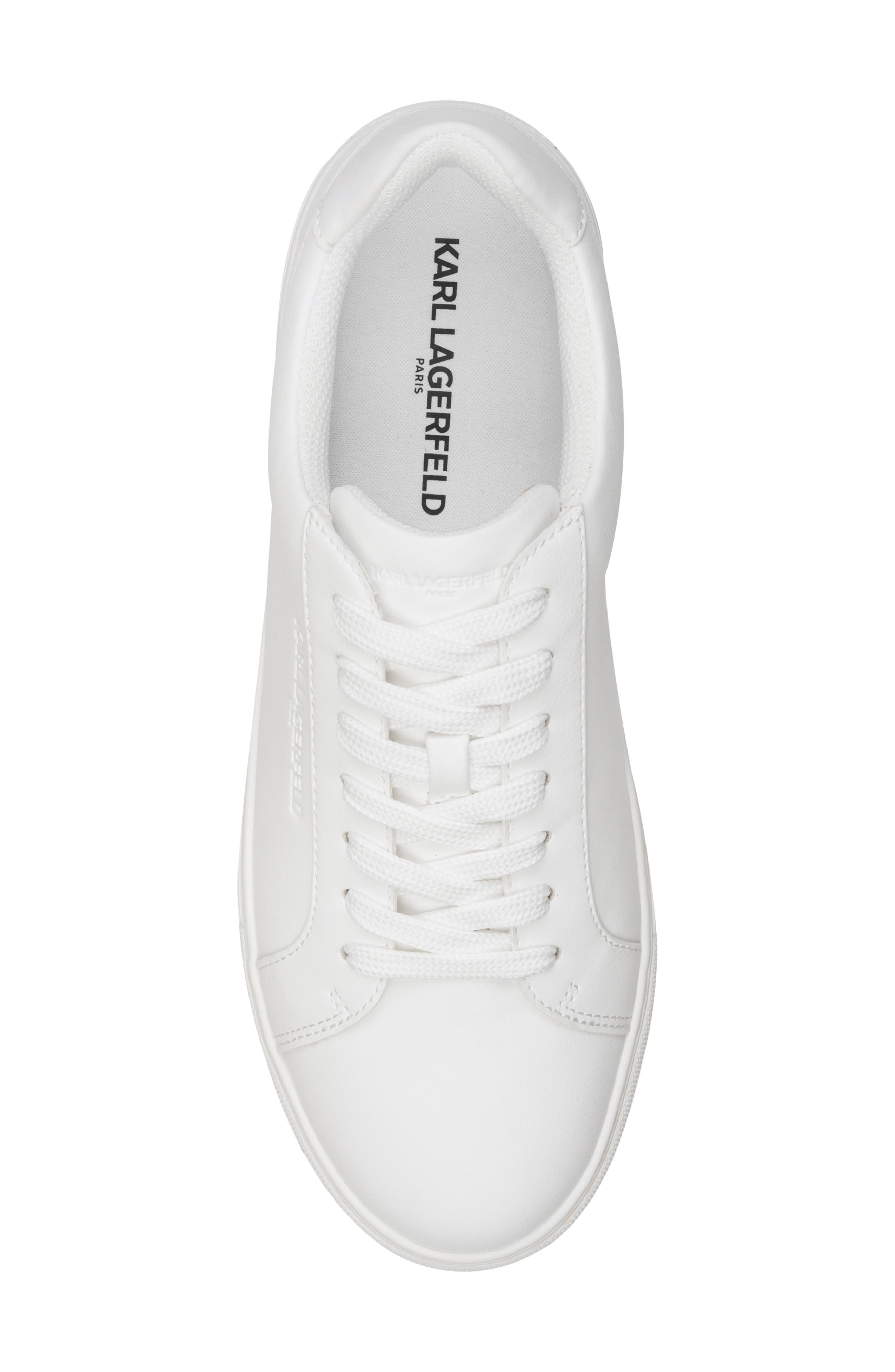 Low Profile Sneaker, Alternate, color, WHITE