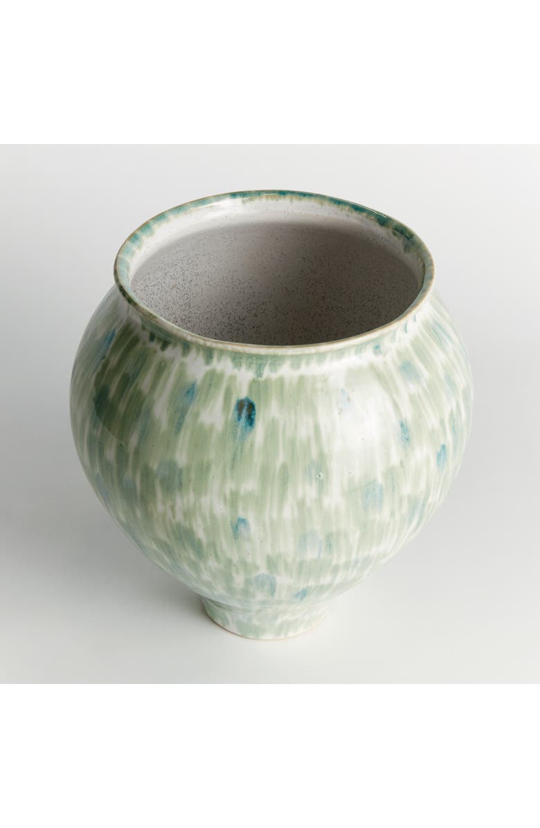 Napa Home & Garden Brosse Grande Vase Large - Hand Painted - Green/Blue, Alternate, color, Blue