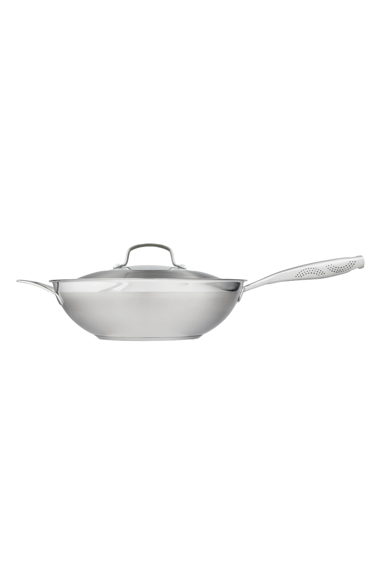 Cuisine::pro<sup>®</sup> iD3<sup>®</sup> SS 5.3 Qt. Wok, Main, color, Silver