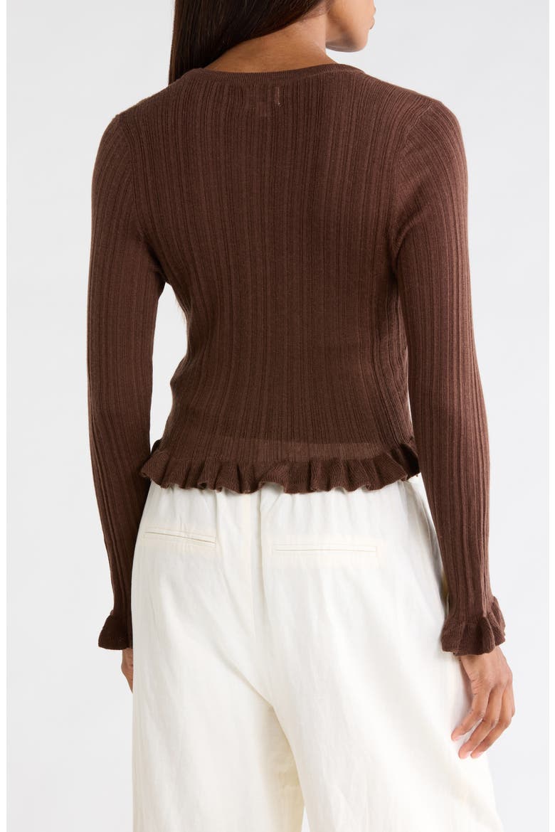 Nesrine Cardigan, Alternate, color, TRUFFLE