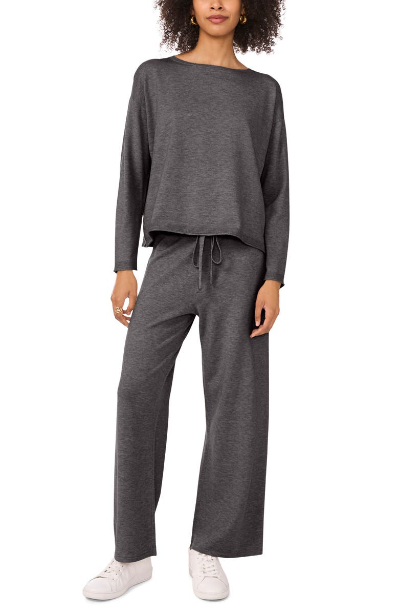 Vince Camuto Sweater Pants, Alternate, color, Medium Heather Grey