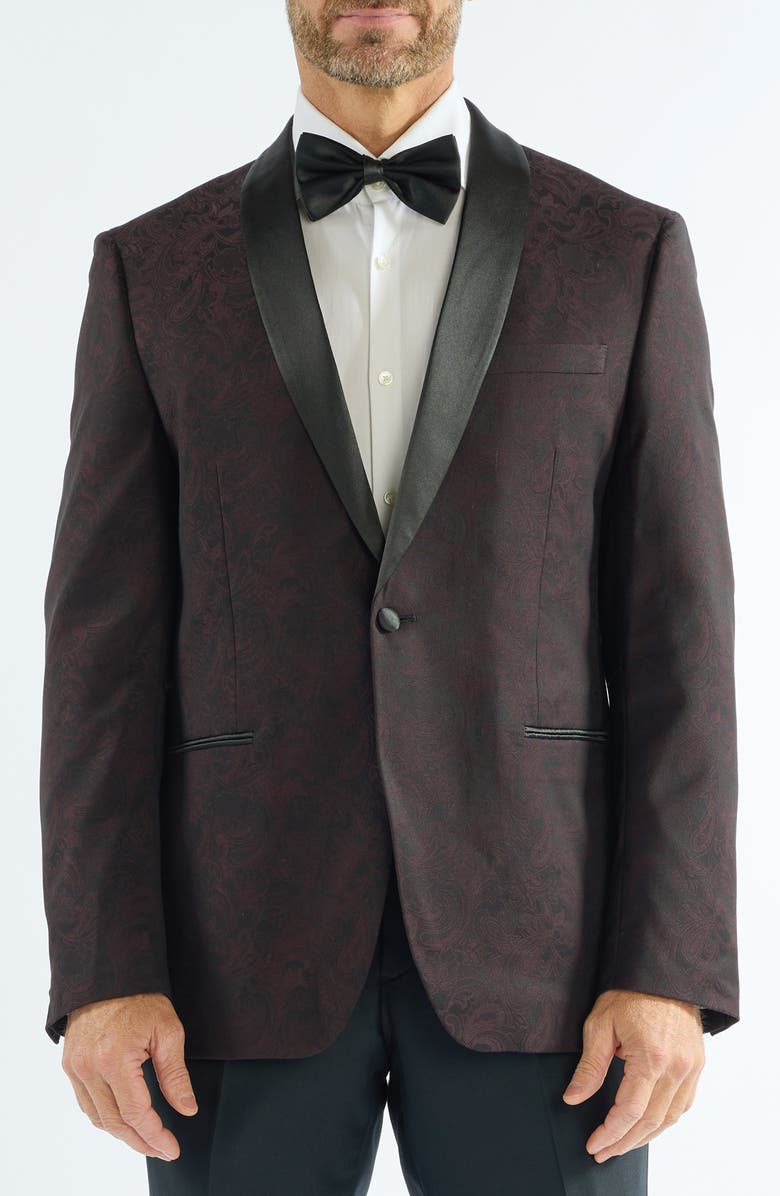 SAVILE ROW CO Paisley Jacquard Evening Jacket, Main, color, 