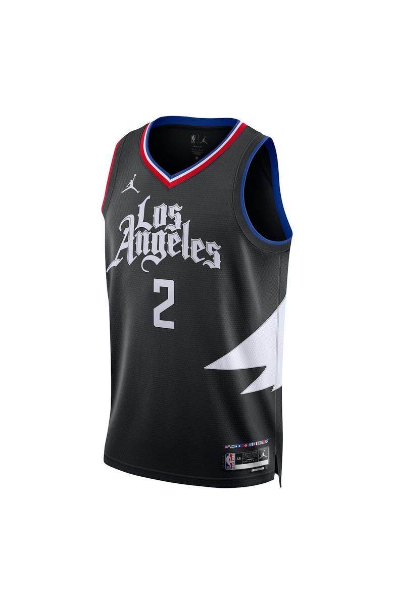 Jordan Brand Unisex Jordan Brand Kawhi Leonard Black LA Clippers Swingman Jersey - Statement Edition, Alternate, color, 