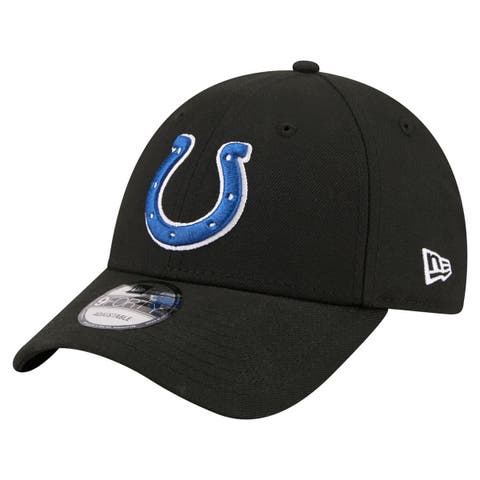 Men's New Era  Black Indianapolis Colts Core Team 9FORTY Adjustable Hat