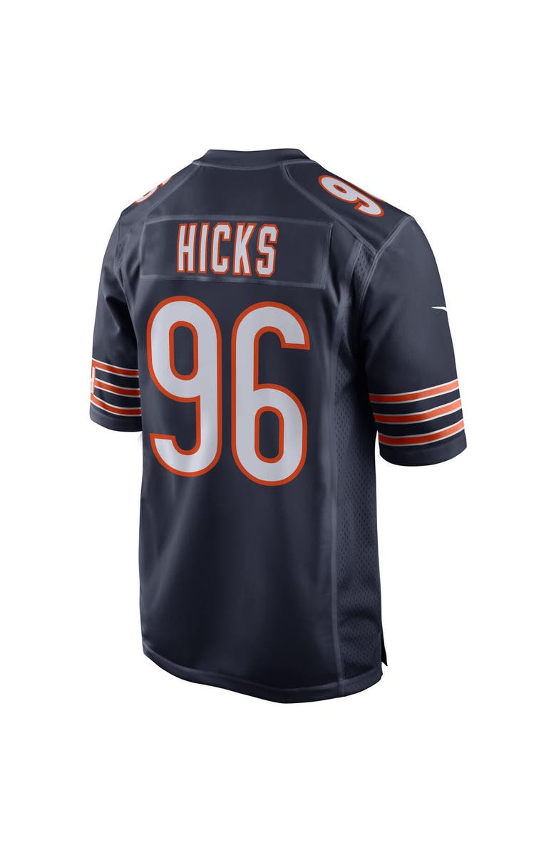 Nike Men's Nike Akiem Hicks Navy Chicago Bears Player Game Jersey, Alternate, color, 