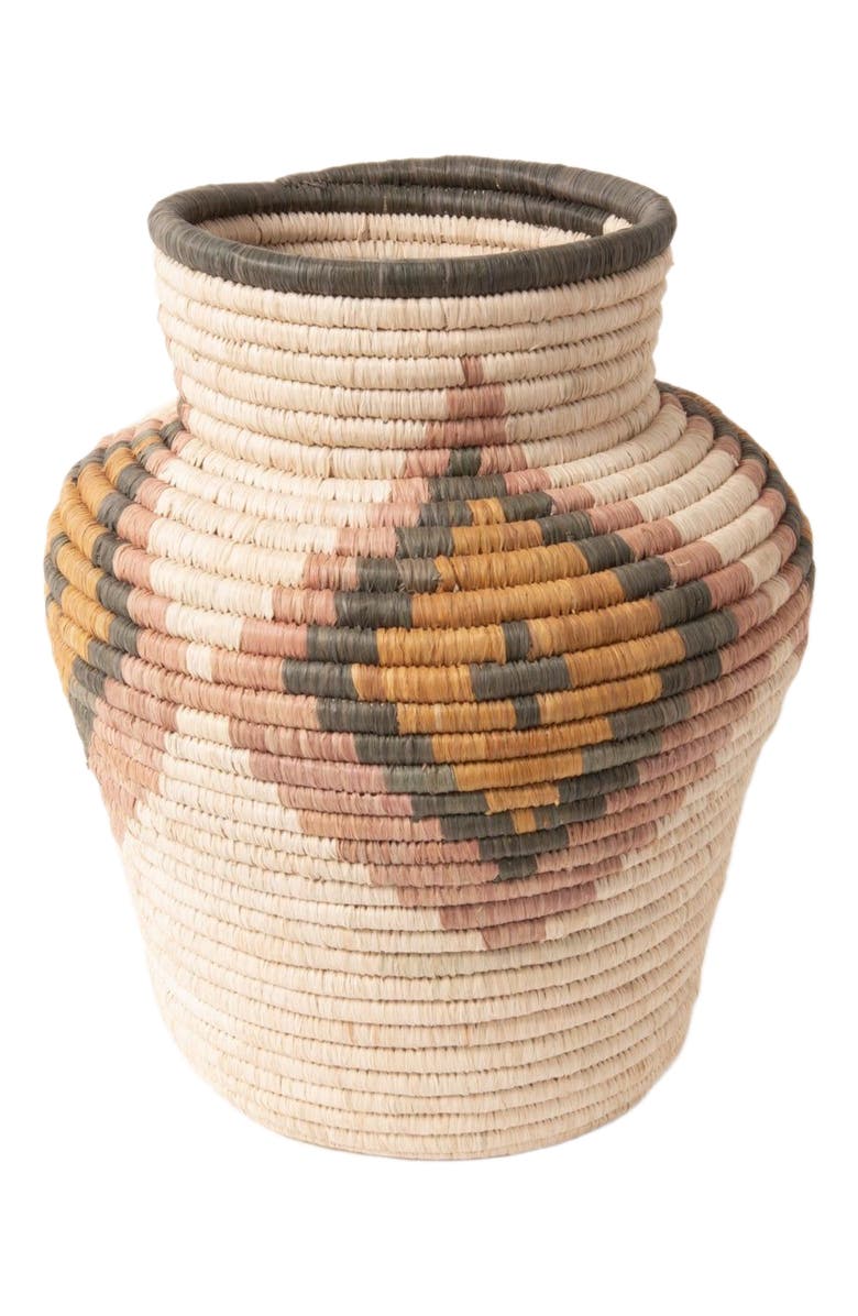 Maadili Collective Diamond Bouquet Vase, Main, color, Natural