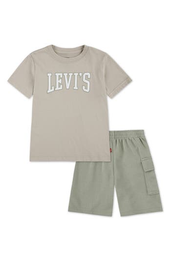 Shop Levi's® Kids' Spirit Graphic T-shirt & Cargo Shorts Set